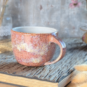 Kaffeetasse 250 ml | Teetasse | Rose Valley | beige meliert