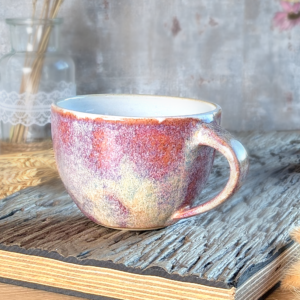 Kaffeetasse 250 ml | Teetasse | Rose Valley | lila meliert