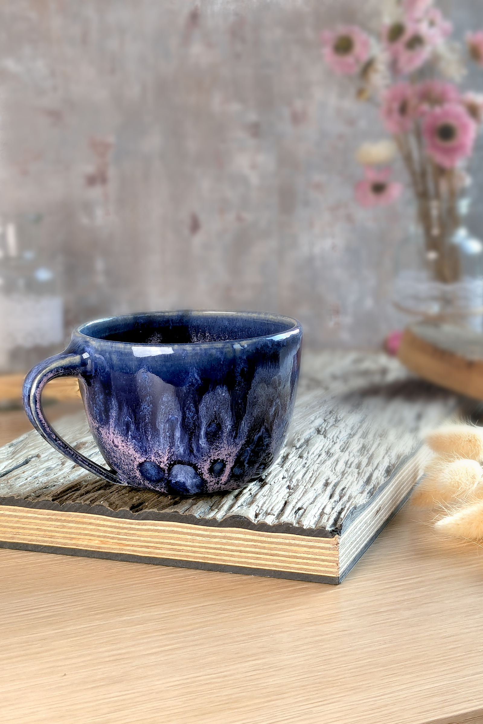 Kaffeetasse 250 ml | Teetasse | Purple Rain | Glänzend – Bild 4